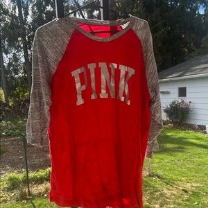 Pink Victoria secret Raglan Sleeve Shirt